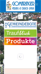 Mobile Screenshot of gomaringer-verlag.de